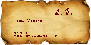 Limp Vivien névjegykártya
