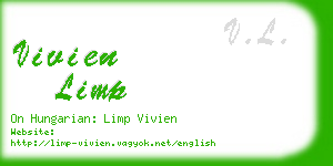 vivien limp business card